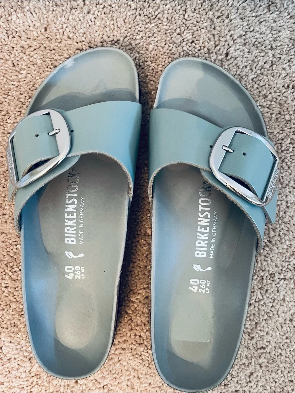 Birkenstock Madrid big buckle Slide Sandals